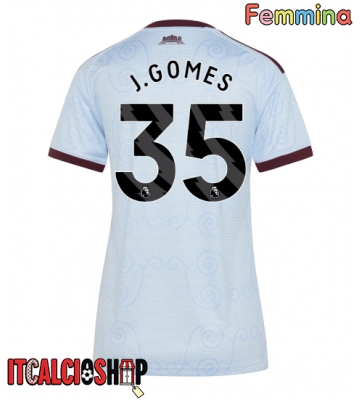 Aston Villa Joao Gomes #35 Terza Maglia Femmina 2026-27 Manica Corta